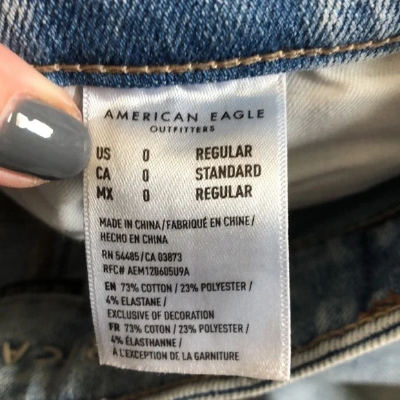 American Eagle The Dream Jean hi- rise Jegging size 0 EUC - Picture 10 of 14